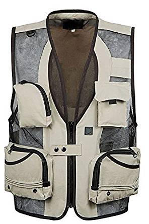 Gilet ou veste de pêche : utile ou pas ? – Jardingue Zicac Gilet de pêche en Maille Multipoches Veste Coton sans