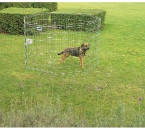 Chien Enclos Parc de Jeu Pliable Avec Couverture 183x93 Lucky Dog